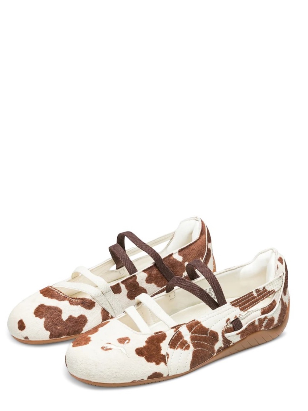 Puma Speedcat Ballet Shoes in Cow Print